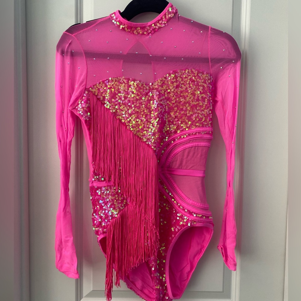 Hot pink jazz costume